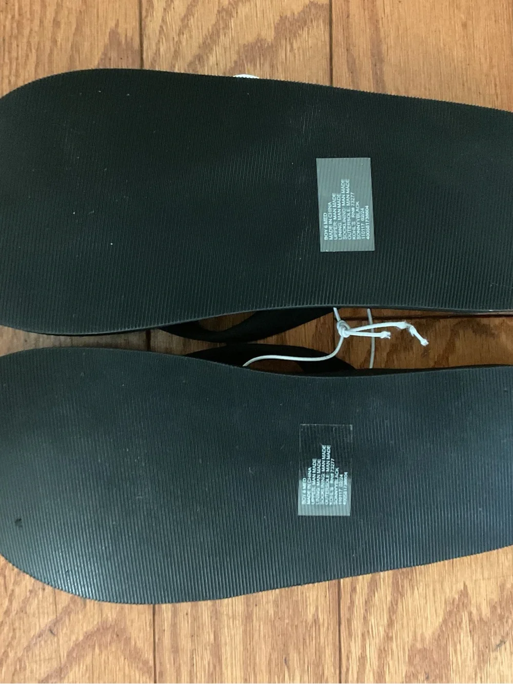 Sonoma Boys Black Flip-Flops - Brand New